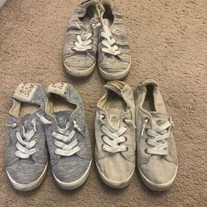 Women’s Roxy Shoes size 7 all three pair have great life left